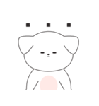 まるまるとマルチーズの日常（個別スタンプ：4）