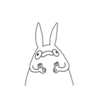 ウサコとゲロピ達（個別スタンプ：1）