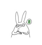 ウサコとゲロピ達（個別スタンプ：8）