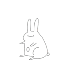 ウサコとゲロピ達（個別スタンプ：33）