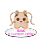 ツインテール はにわねこ English ver.（個別スタンプ：19）