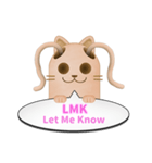 ツインテール はにわねこ English ver.（個別スタンプ：25）