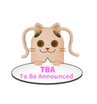 ツインテール はにわねこ English ver.（個別スタンプ：35）