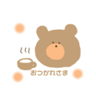 淡色くまちゃん（個別スタンプ：6）