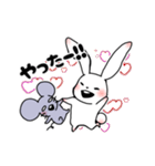 ねずみどんとうさぎどん2（個別スタンプ：5）