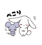 ねずみどんとうさぎどん2（個別スタンプ：18）