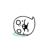ゆるーいおばけのスタンプ（個別スタンプ：18）