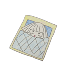 女の子のスタンプ(ゆる)（個別スタンプ：25）