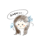 ほんわか女子の日常。（個別スタンプ：5）