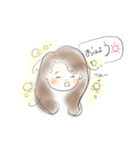 ほんわか女子の日常。（個別スタンプ：6）