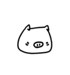 そこそこいい ぶたのスタンプ（個別スタンプ：15）
