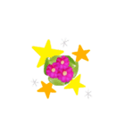 椿 冬の花 紅白アレンジ（個別スタンプ：1）