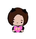 めがねくんと丸顔ちゃん2（個別スタンプ：21）