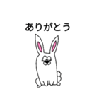 二頭身ウサギ（個別スタンプ：4）