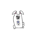 二頭身ウサギ（個別スタンプ：9）