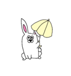 二頭身ウサギ（個別スタンプ：19）