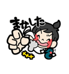 うぃらぶ日本手話言語1（個別スタンプ：19）