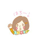 おはな族の人びと（個別スタンプ：2）