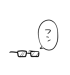 しゃべるメガネ本体3～四角メガネ編～（個別スタンプ：31）