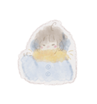 もふもふの子と（個別スタンプ：2）