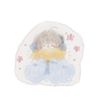 もふもふの子と（個別スタンプ：8）