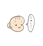 もちもちあかちゃん（個別スタンプ：3）