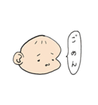 もちもちあかちゃん（個別スタンプ：9）