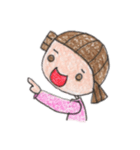 ほの。いろえんぴつタッチ（個別スタンプ：24）