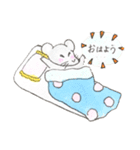 ねずみのあいさつ手描きスタンプ（個別スタンプ：1）