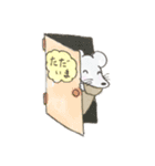 ねずみのあいさつ手描きスタンプ（個別スタンプ：4）