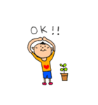 ほっこりかわいい男の子のスタンプ（個別スタンプ：3）