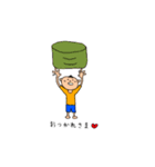 ほっこりかわいい男の子のスタンプ（個別スタンプ：16）