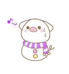 オタクなゆきだるま達。（個別スタンプ：1）