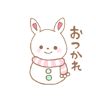 オタクなゆきだるま達。（個別スタンプ：8）