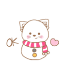 オタクなゆきだるま達。（個別スタンプ：15）