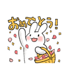 らくがきうさぎのお返事スタンプ2（個別スタンプ：13）