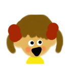 おんなのきょ（個別スタンプ：1）