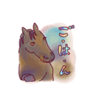 馬と色（個別スタンプ：32）