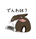 大きなウサギの日常会話スタンプ（個別スタンプ：29）