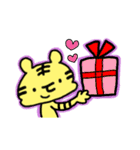 トラたちからのぷれぜんと（個別スタンプ：2）