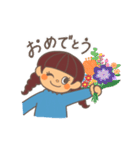 おんなのこたちの日常すたんぷ（個別スタンプ：2）