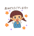 おんなのこたちの日常すたんぷ（個別スタンプ：3）