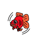金魚屋が書いた金魚（個別スタンプ：3）