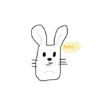 面長ウサチャン（個別スタンプ：6）
