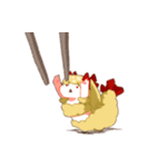 エビフライ人魚（個別スタンプ：17）
