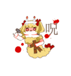 エビフライ人魚（個別スタンプ：40）