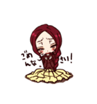 LOVELY女子のこんな日常（個別スタンプ：3）