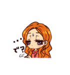 LOVELY女子のこんな日常（個別スタンプ：5）