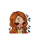 LOVELY女子のこんな日常（個別スタンプ：14）