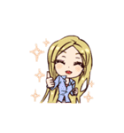 LOVELY女子のこんな日常（個別スタンプ：21）